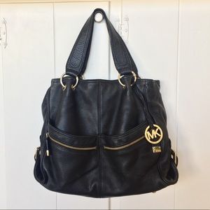 Vintage Michael Kors black leather purse